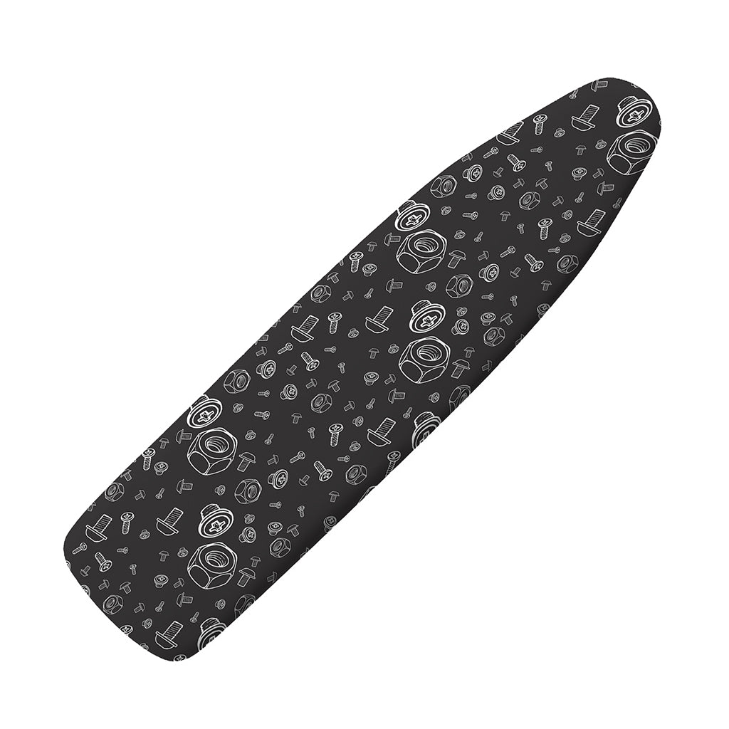 Mechanic Nuts and Bolts Pattern Print Ironing Board Cover