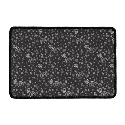 Mechanic Nuts and Bolts Pattern Print Kitchen Mat