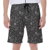 Mechanic Nuts and Bolts Pattern Print Men's Beach Shorts