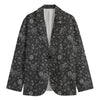 Mechanic Nuts and Bolts Pattern Print Men's Blazer