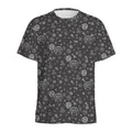 Mechanic Nuts and Bolts Pattern Print Men's Athletic T-Shirt