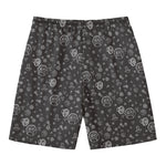 Mechanic Nuts and Bolts Pattern Print Men's Swim Trunks