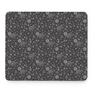 Mechanic Nuts and Bolts Pattern Print Mouse Pad