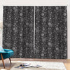 Mechanic Nuts and Bolts Pattern Print Pencil Pleat Curtains