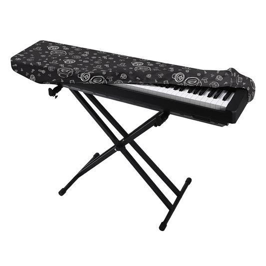 Mechanic Nuts and Bolts Pattern Print Piano Keyboard Cover