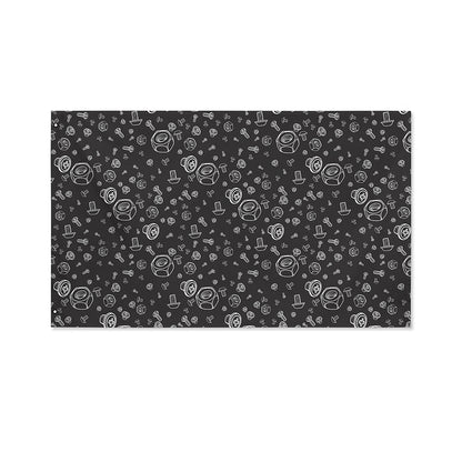 Mechanic Nuts and Bolts Pattern Print Polyester Flag