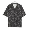 Mechanic Nuts and Bolts Pattern Print Rayon Hawaiian Shirt