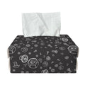 Mechanic Nuts and Bolts Pattern Print Rectangle Tissue Box Cover