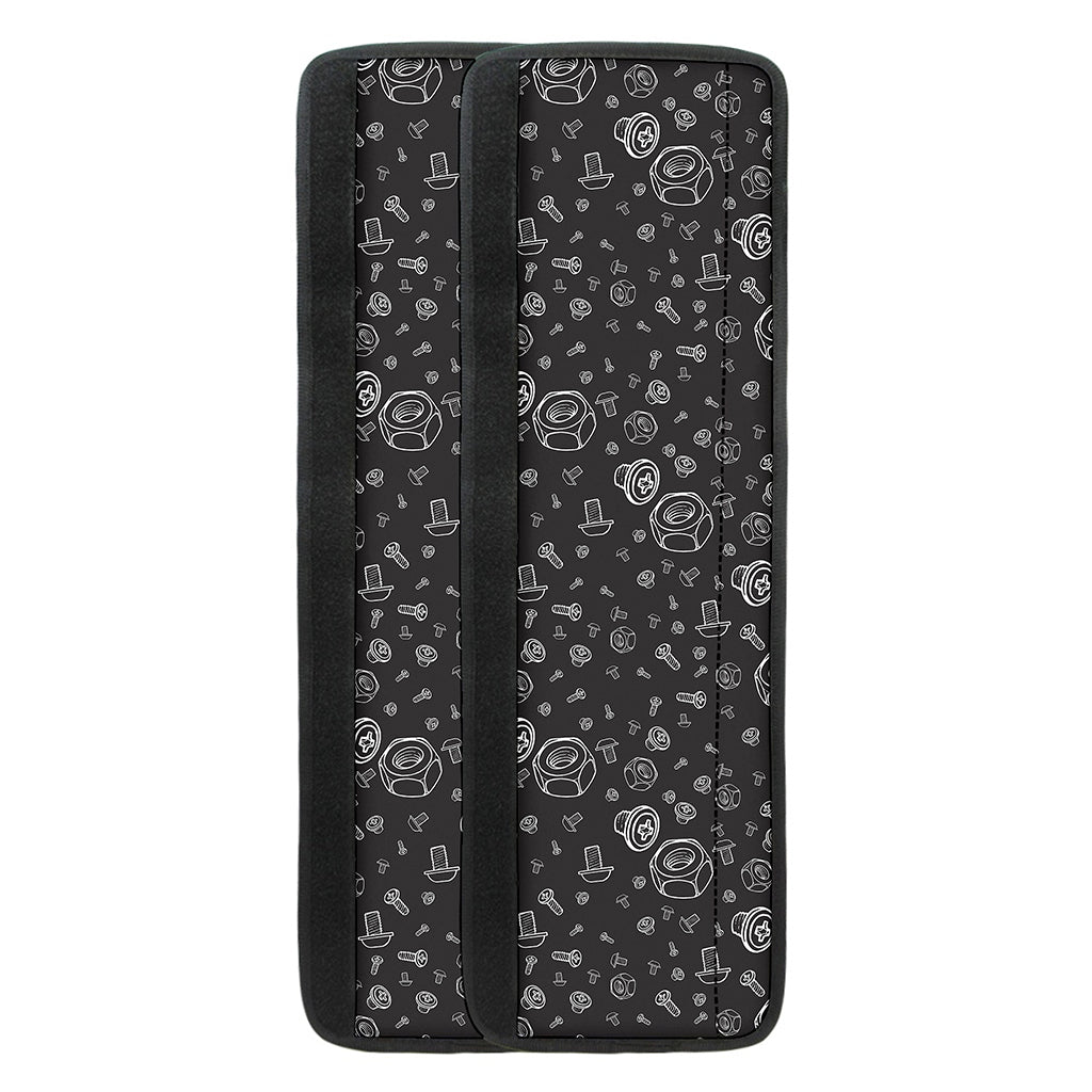 Mechanic Nuts and Bolts Pattern Print Refrigerator Handle Covers