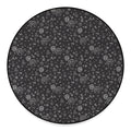 Mechanic Nuts and Bolts Pattern Print Round Floor Mat