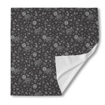 Mechanic Nuts and Bolts Pattern Print Silk Bandana