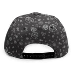 Mechanic Nuts and Bolts Pattern Print Snapback Cap