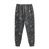 Mechanic Nuts and Bolts Pattern Print Sweatpants