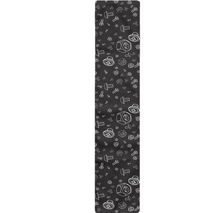 Mechanic Nuts and Bolts Pattern Print Table Runner