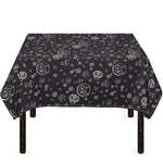 Mechanic Nuts and Bolts Pattern Print Tablecloth