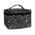 Mechanic Nuts and Bolts Pattern Print Travel Makeup Bag
