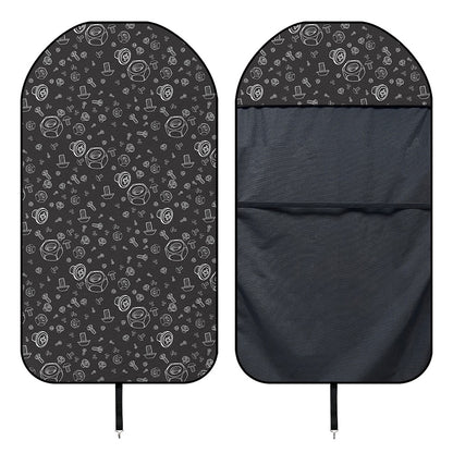 Mechanic Nuts and Bolts Pattern Print Waterproof Car Seat Cover