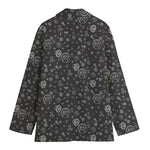 Mechanic Nuts and Bolts Pattern Print Women's Blazer