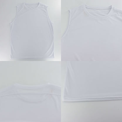 Black And Green Spider Web Pattern Print Men's Fitness Tank Top