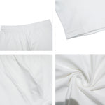 Ski And Snowboard Pattern Print Men's Long Boxer Briefs