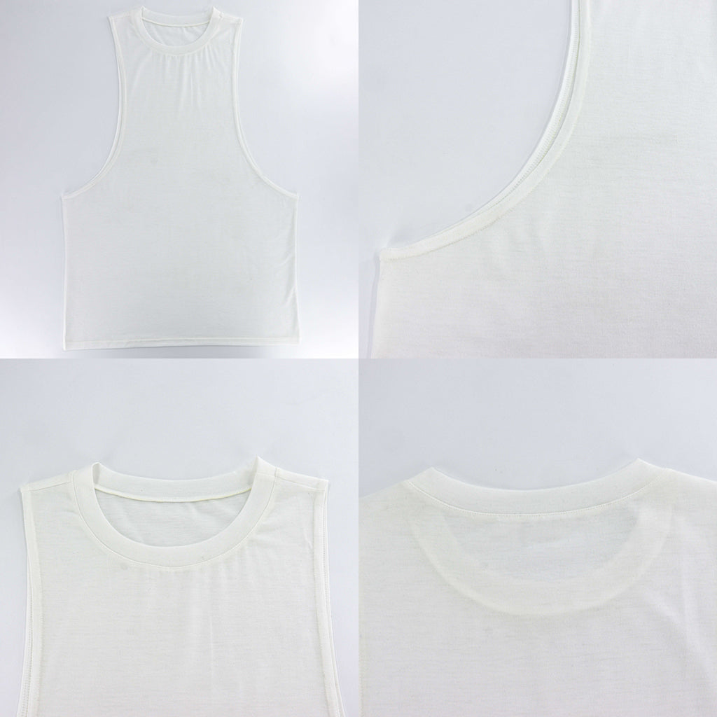 Hipster Jack Russell Terrier Print Men's Muscle Tank Top