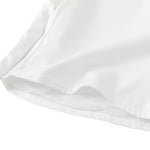 Gold Leopard (NOT Real) Glitter Print Men's Swim Trunks