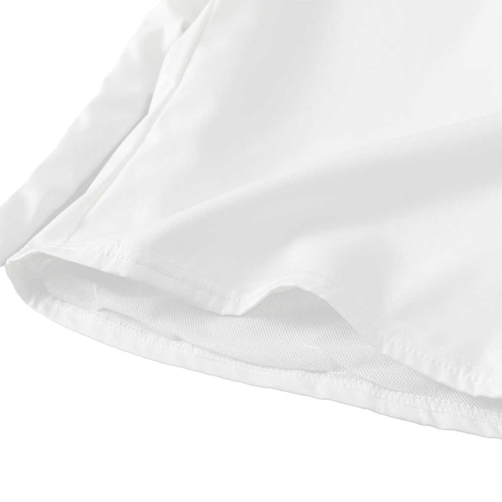 White Ghost Pattern Print Men's Swim Trunks