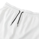 Black And White Cobweb Print Men's Swim Trunks