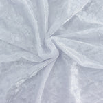 White Snow Camouflage Print Men's Velvet T-Shirt