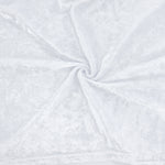 White Rose Print Men's Velvet Pullover Hoodie