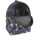 Mermaid Cartoon Pattern Print Backpack