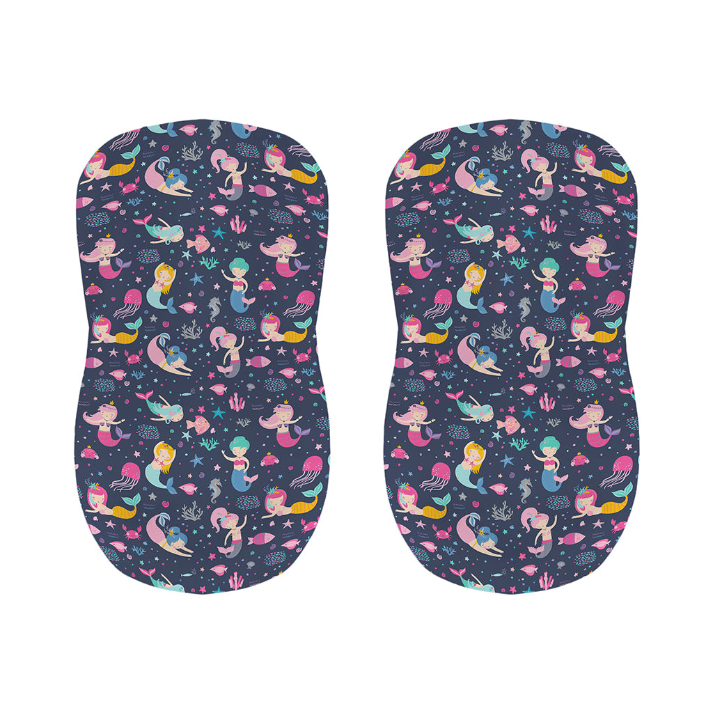 Mermaid Cartoon Pattern Print Bar Stool Covers