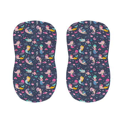 Mermaid Cartoon Pattern Print Bar Stool Covers