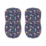 Mermaid Cartoon Pattern Print Bar Stool Covers