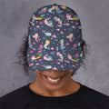 Mermaid Cartoon Pattern Print Baseball Cap