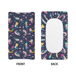 Mermaid Cartoon Pattern Print Changing Pad Cover