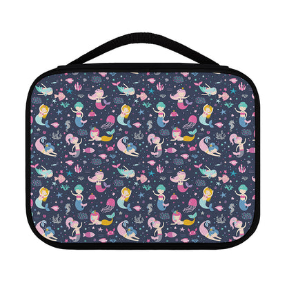 Mermaid Cartoon Pattern Print Classic Bible Case