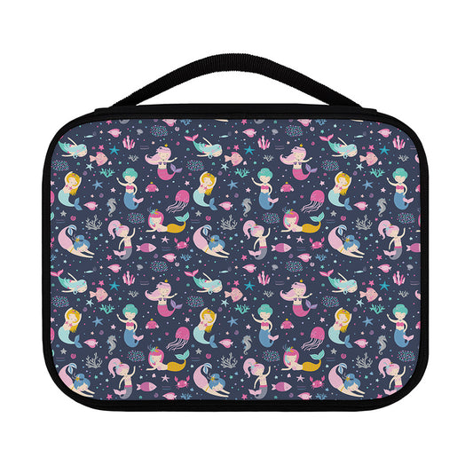 Mermaid Cartoon Pattern Print Classic Bible Case