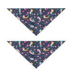 Mermaid Cartoon Pattern Print Dog Bandana