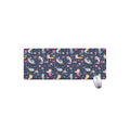 Mermaid Cartoon Pattern Print Extended Mouse Pad