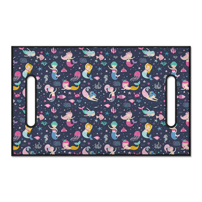 Mermaid Cartoon Pattern Print Golf Cart Seat Cover