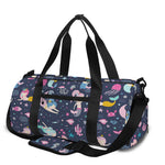 Mermaid Cartoon Pattern Print Gym Bag