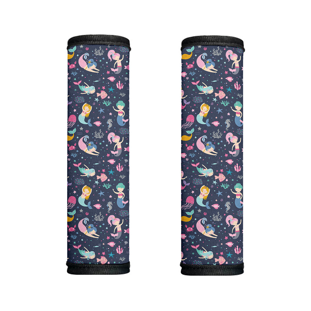 Mermaid Cartoon Pattern Print Handle Covers