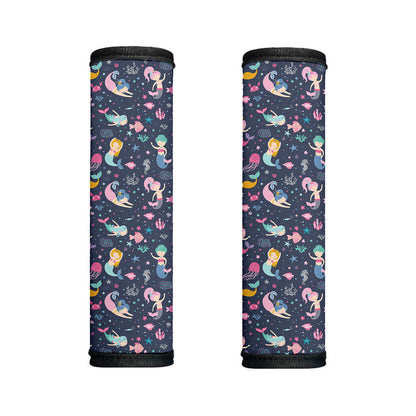 Mermaid Cartoon Pattern Print Handle Covers
