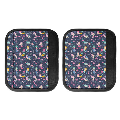 Mermaid Cartoon Pattern Print Handle Covers