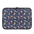 Mermaid Cartoon Pattern Print Laptop Sleeve