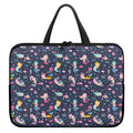 Mermaid Cartoon Pattern Print Laptop Sleeve With Handle