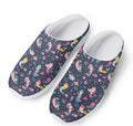 Mermaid Cartoon Pattern Print Mesh Casual Shoes