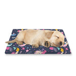 Mermaid Cartoon Pattern Print Pet Cooling Mat Cover