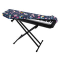 Mermaid Cartoon Pattern Print Piano Keyboard Cover